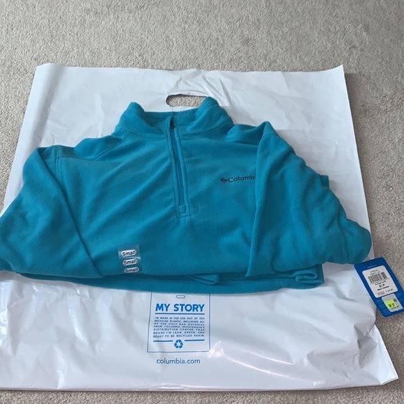 Columbia Men Pine Ridge Half Zip Fleece Pullover Sweatshirt - Picture 3 of 3